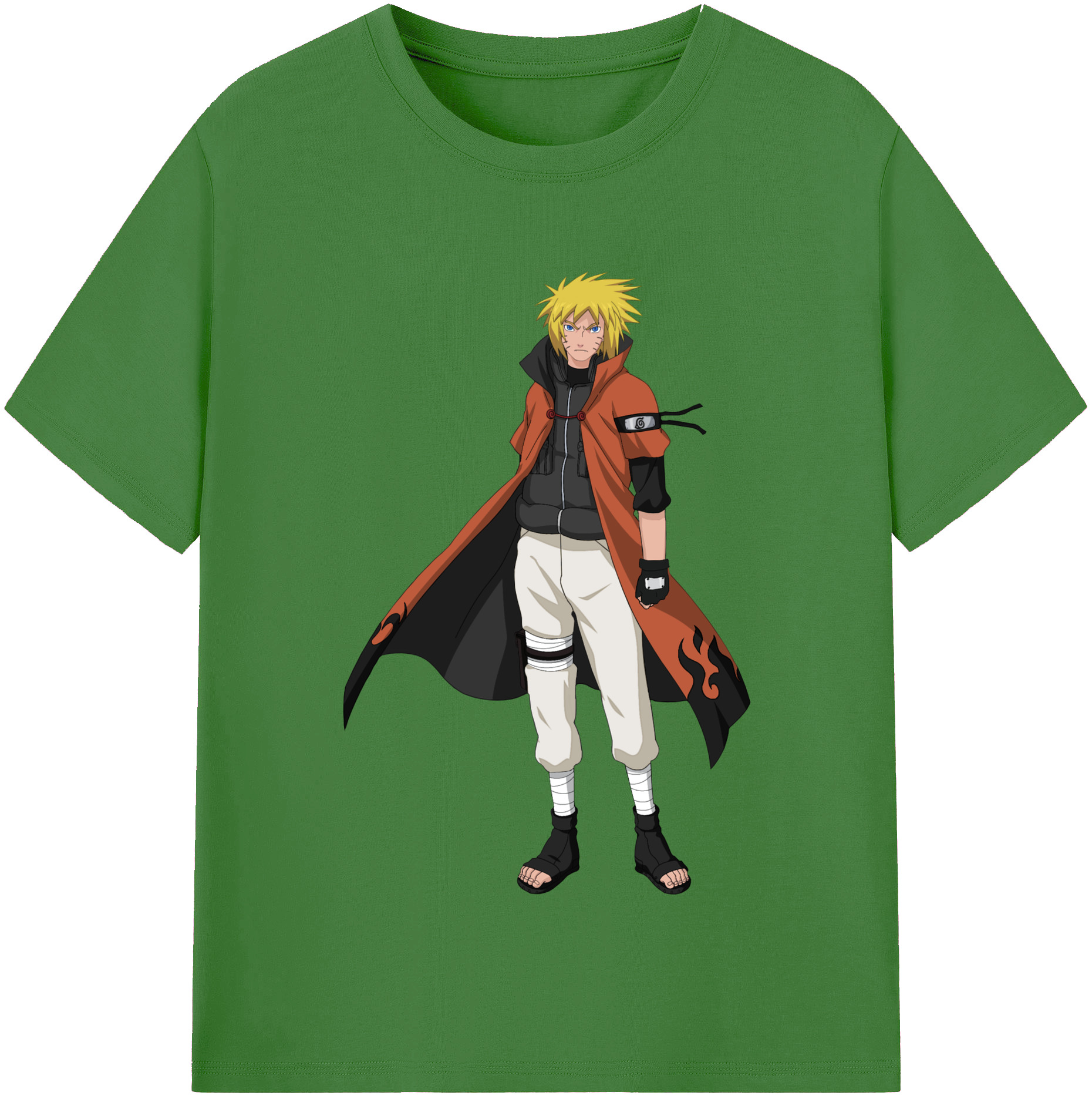 （画像用） NARUTO -ナルト- うずまき ナルト Uzumaki Naruto レディースカジュアルプリントTシャツ（綿100％）